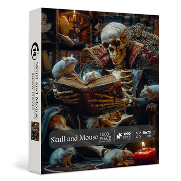 Puzzles für Schädel und Maus 1000 Stücke